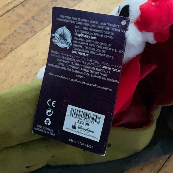 Nightmare Before Christmas Jack Skellington Sleigh Small Soft Toy - Picture 7 of 8